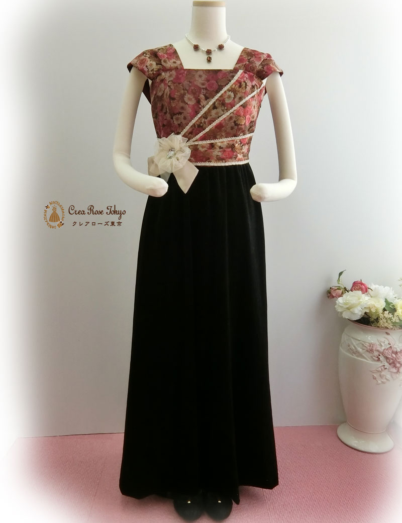 [フローラエレガンス]当店オリジナル♪丈短めロングドレス