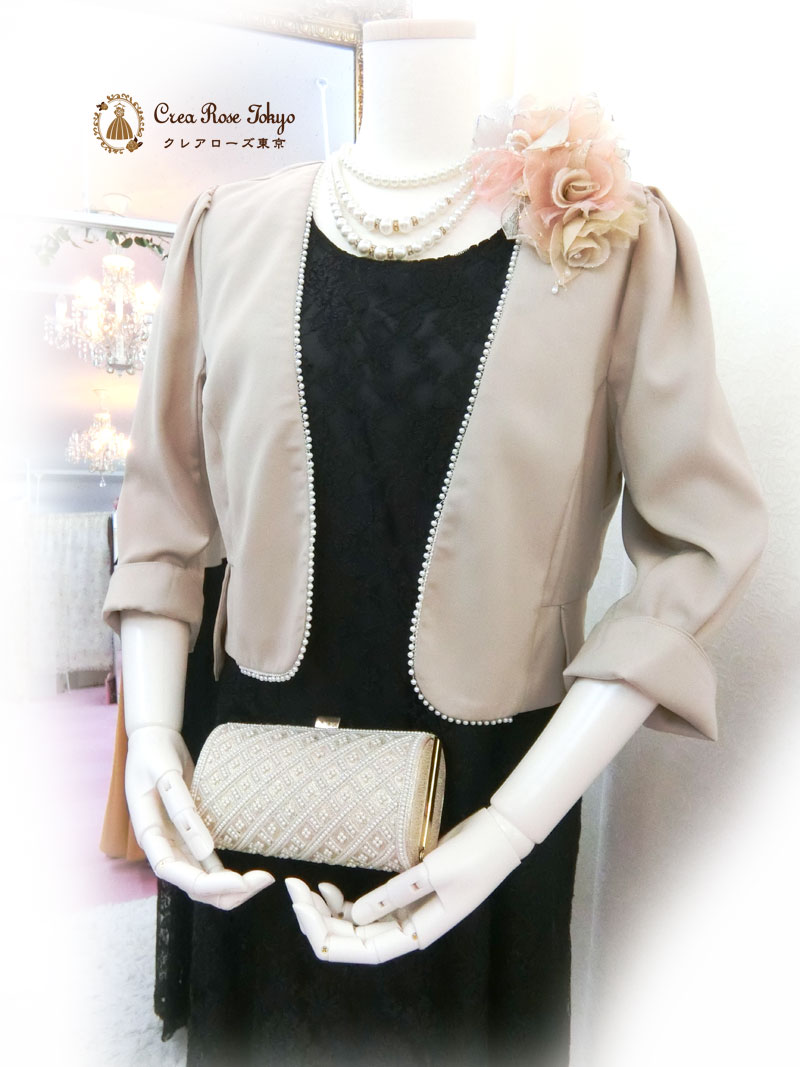 [パールジャケット]上品に仕上がるジャケット