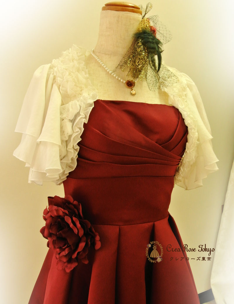 [スズランボレロ　ホワイト]エレガントなホワイトボレロ