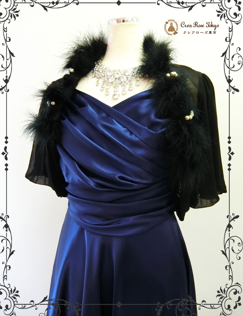 [サリーファーボレロ]優雅なポイントファーボレロ