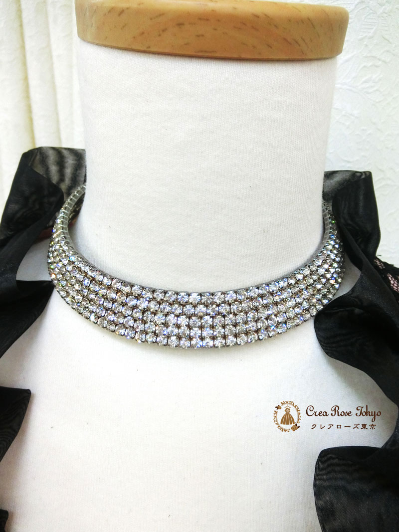 [クレオパトラ]ビジューのチョーカーネックレス