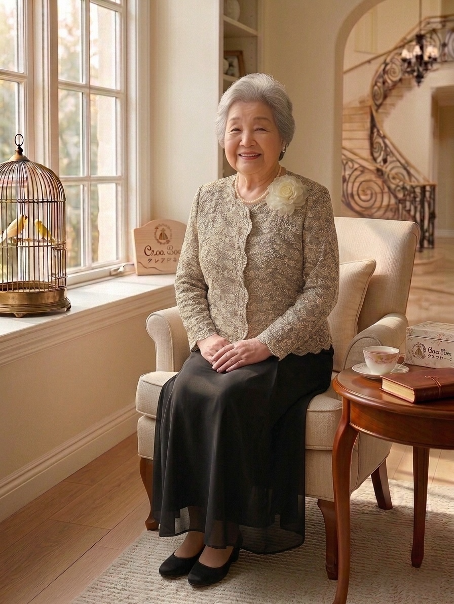 １７号4Lサイズお祖母様のフォーマルドレス