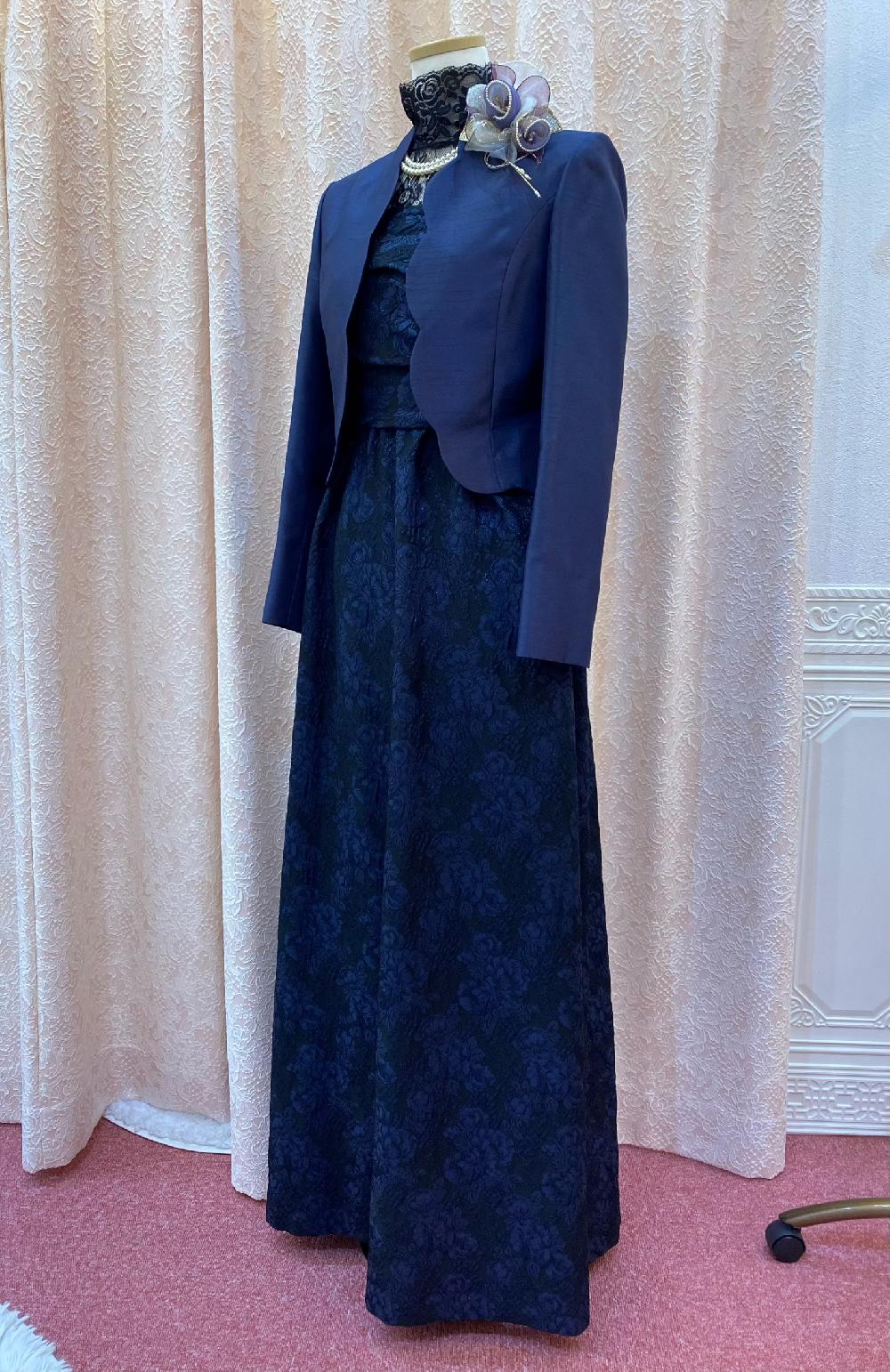 【アンナモナコ＋スナイデルジャケット】長さ調節可能7-11号のドレス　背が高い方にお勧め