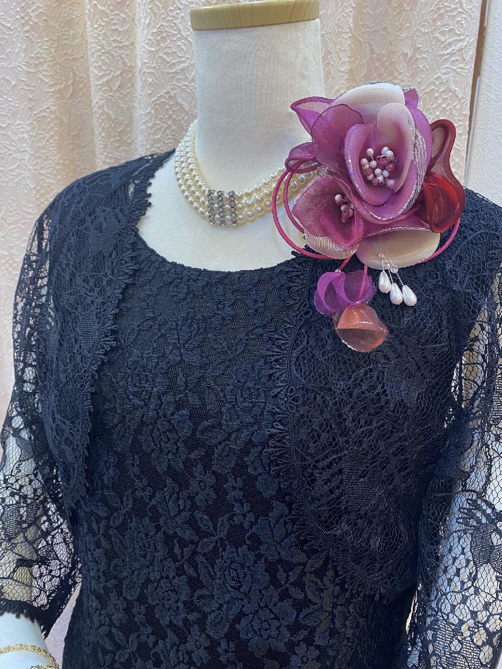 【グレーテルパティオドレス+ラッセルレースボレロ】コーディネート2点セット 総レースドレスにレースボレロを合わせてエレガントに