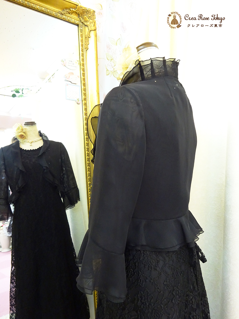 サイズ豊富!9号〜15号 立体薔薇模様の編み上げドレス【ミディパティオ】母親様向けロングドレス