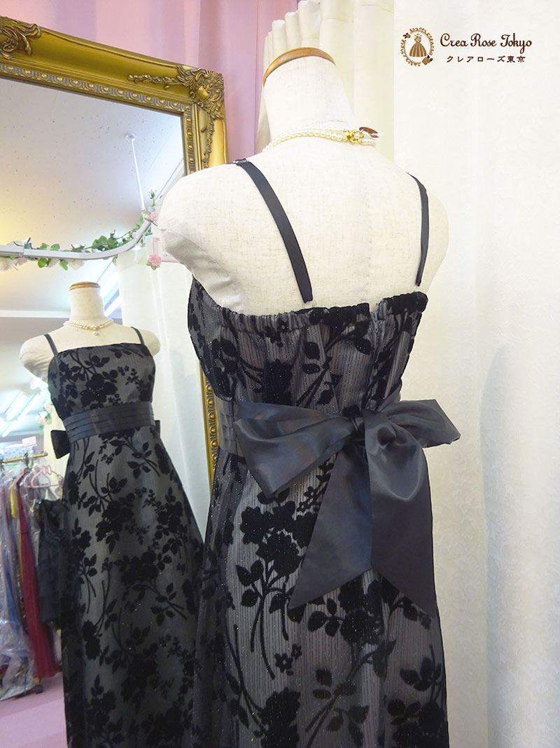 【フルール・ウェンディードレス】背中のリボンがアクセント お母さまに