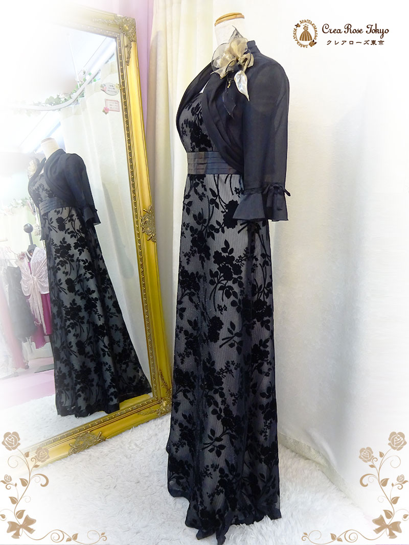 【フルール・ウェンディードレス】背中のリボンがアクセント お母さまに