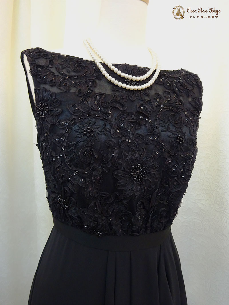 高級ドレス9号〜11号編み上げドレス2点セット！【アンドリア・ドレッシードレス＋ソフトベールボレロ】優雅な印象のロングドレス