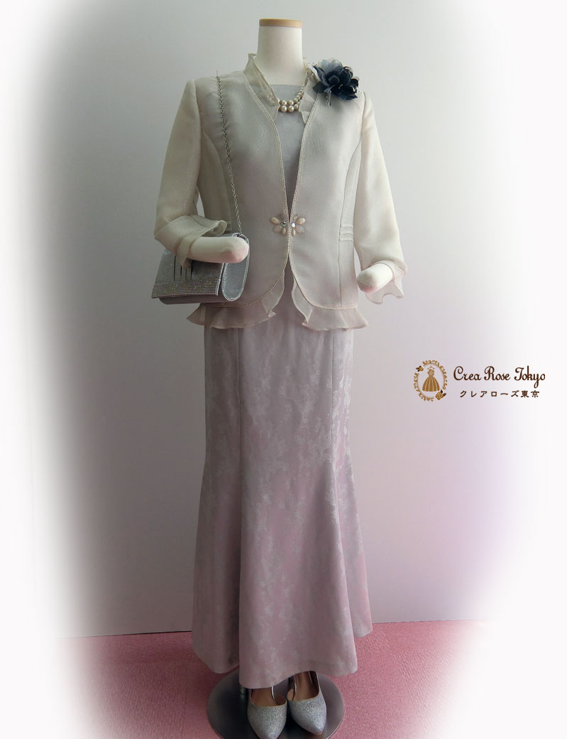 [シャマーラ]マーメイド上品＆エレガントなマザーズドレス　母親ドレス　７~細身９号