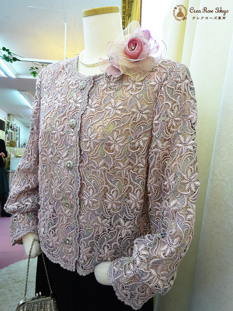 人気！13号（LL）サイズ！コーディネート2点セット【フランソワピンクジャケット＋フォーマルアシメスカート】叔母様・祖母様に