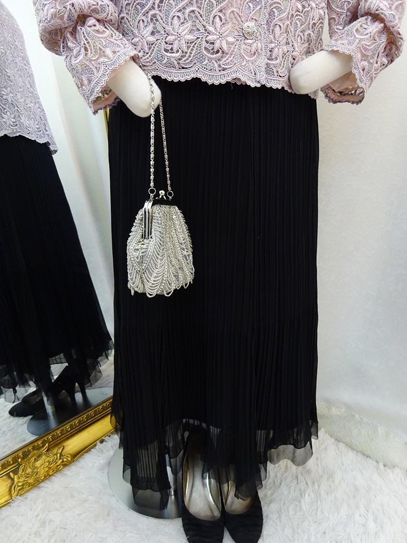 人気！13号（LL）サイズ！コーディネート2点セット【フランソワピンクジャケット＋フォーマルアシメスカート】叔母様・祖母様に