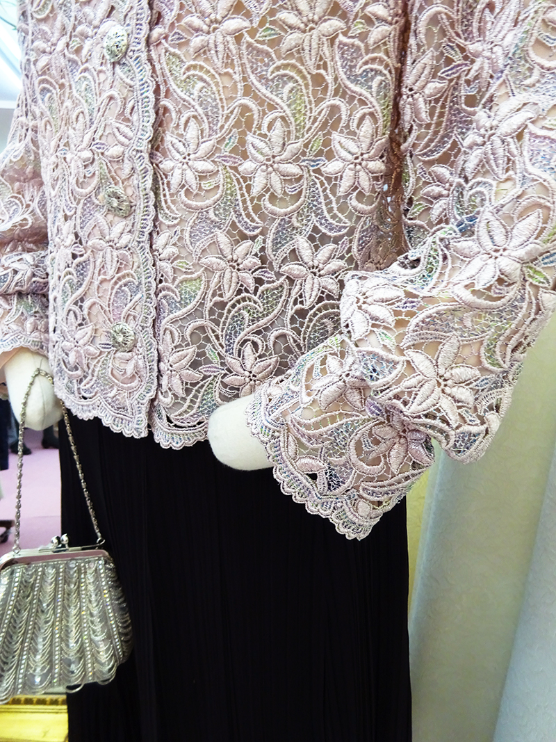 人気！13号（LL）サイズ！コーディネート2点セット【フランソワピンクジャケット＋フォーマルアシメスカート】叔母様・祖母様に