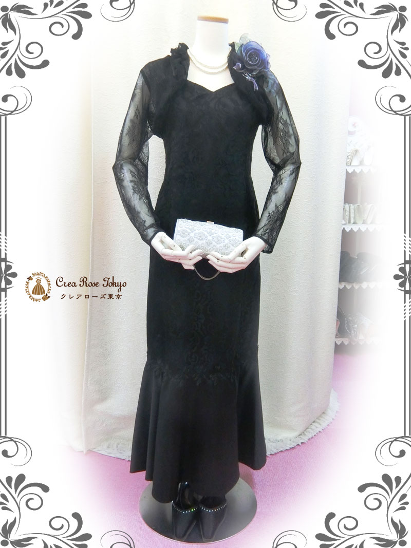 横浜元町【ビバリーコサージュ：ディープブルー】ジャケットが映えるブーケフラワー