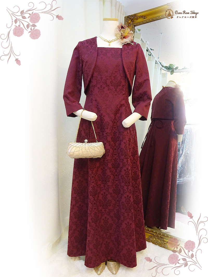 母親ドレス レンタル