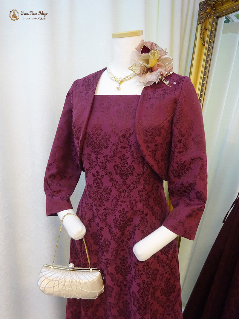 母親ドレス レンタル