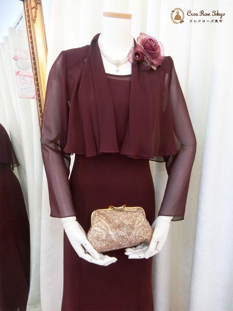 【ゴージャスフラワーゴールド2連】パールのパーティーネックレス