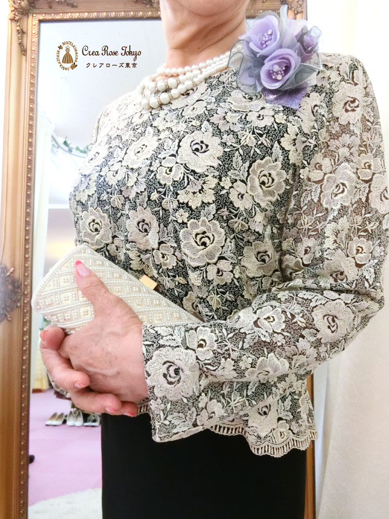 [アグネス]大人気ジャケットいらずの楽ちん祖母様向け洋装マザーズドレス