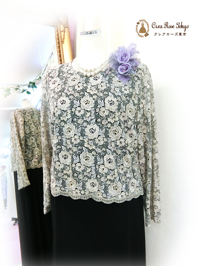 [アグネス]大人気ジャケットいらずの楽ちん祖母様向け洋装マザーズドレス