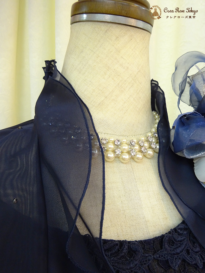 スタイルアップの人気、日本製ドレス！２点セット【ヴァレンティンドレス+ブラックベリカボレロジャケット】母親様マザーズドレス