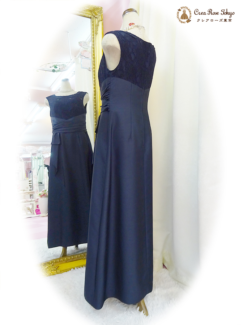 スタイルアップの人気、日本製ドレス！２点セット【ヴァレンティンドレス+ブラックベリカボレロジャケット】母親様マザーズドレス