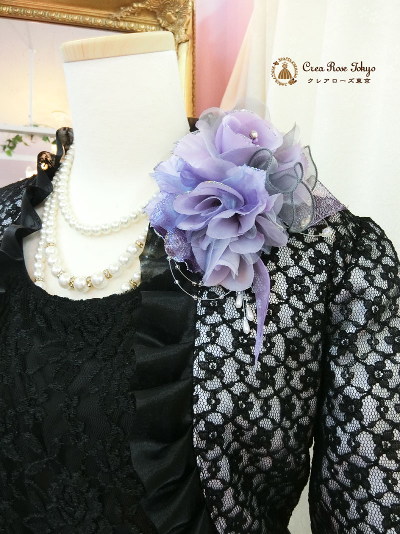 コーディネート2点セット！[パティオグレイス＋ステンシアボレロジャケット]母親ドレス