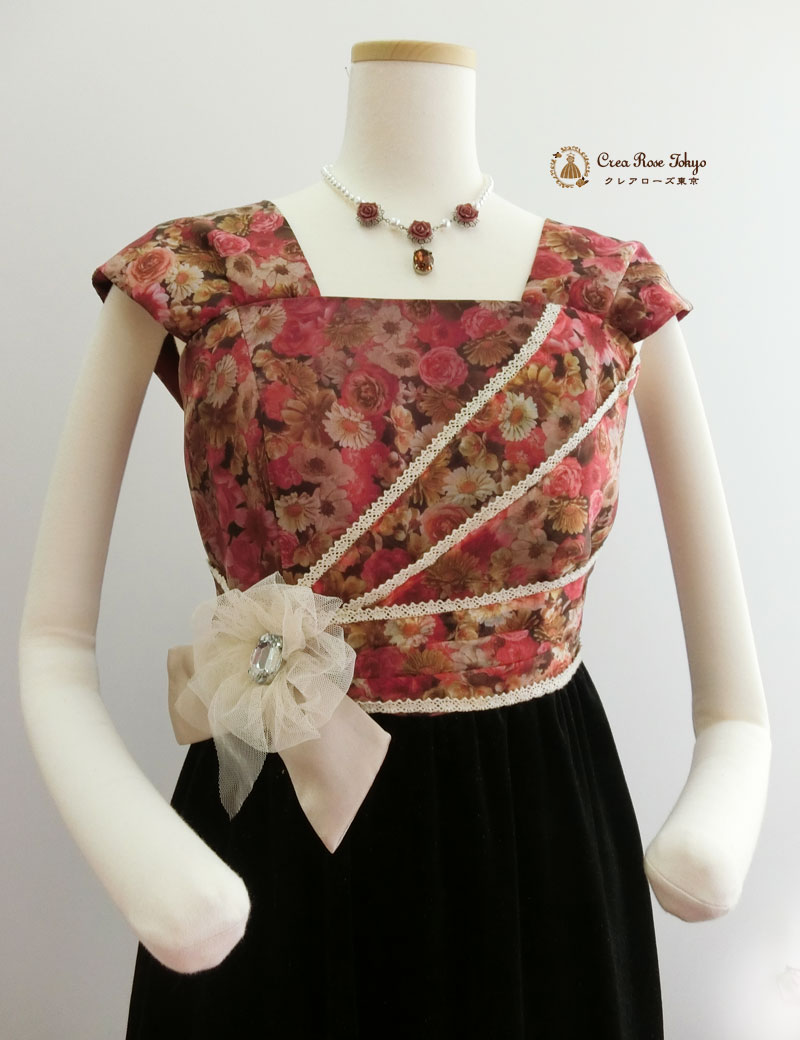 [フローラエレガンス]当店オリジナル♪丈短めロングドレス