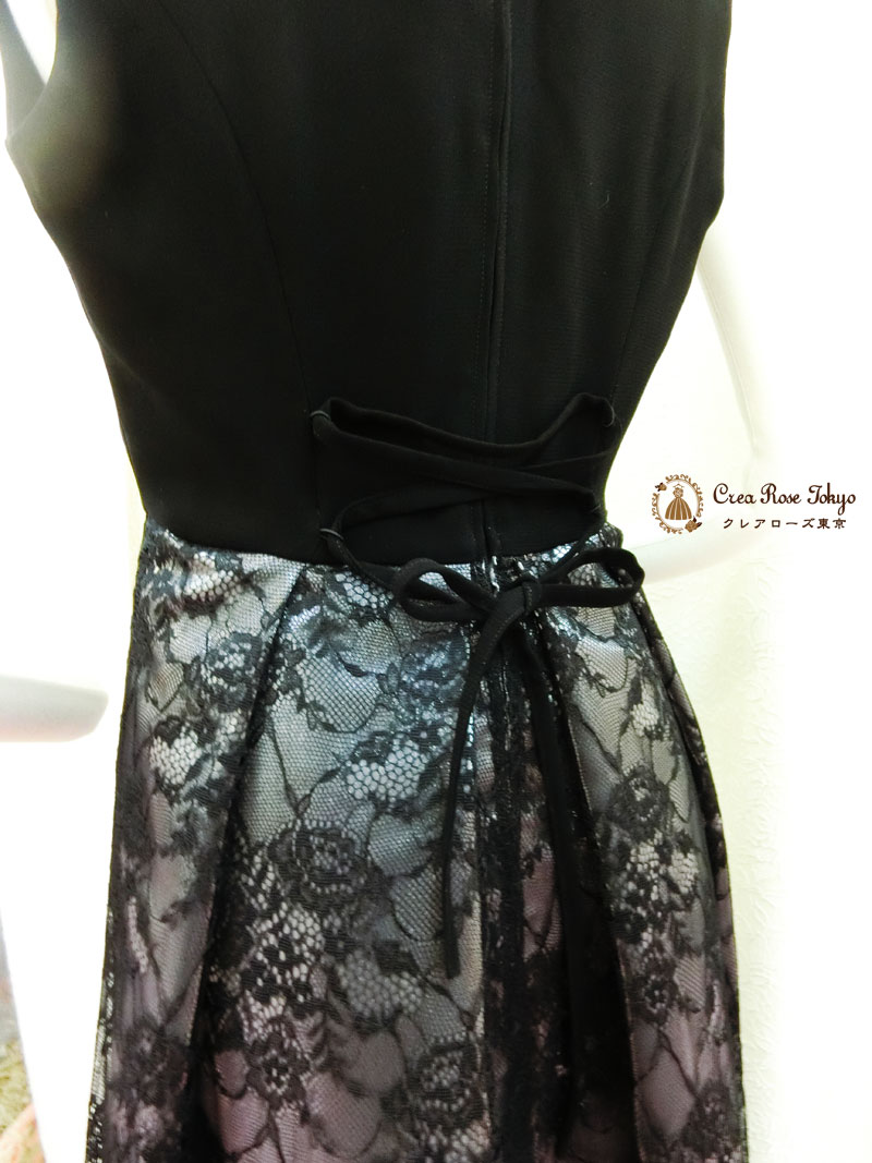 クレアローズ オリジナルドレス【カトリネドレス】上品で可愛らしい印象のブラックドレス