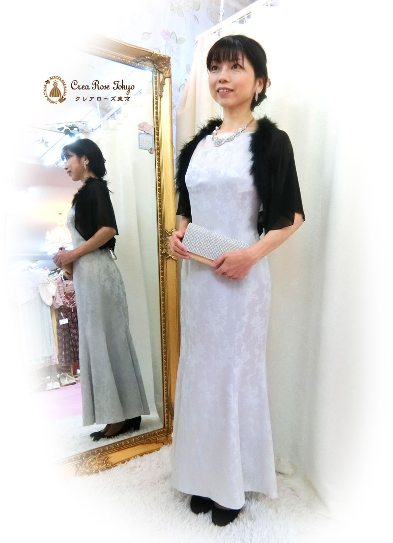 [シャマーラ]ミセスにおすすめ　マーメイド上品＆エレガントなドレス