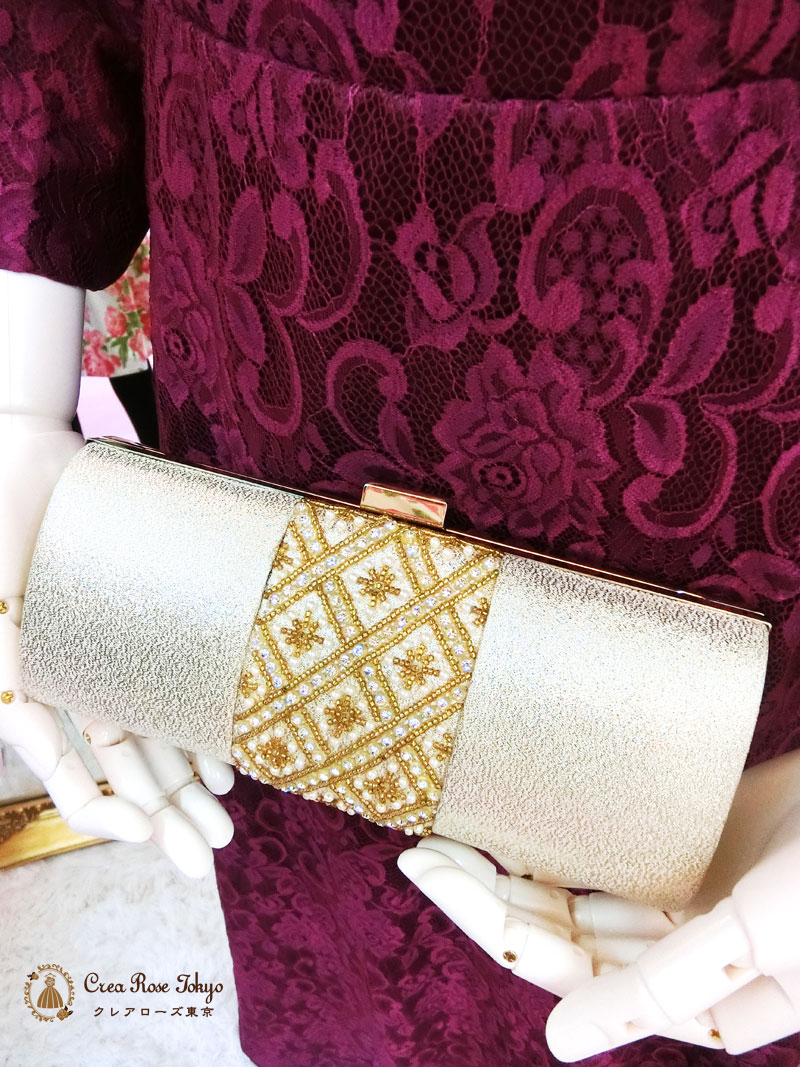 正礼装９号[メモリアドレス]ミセスにおすすめ紫色の上品な総レース