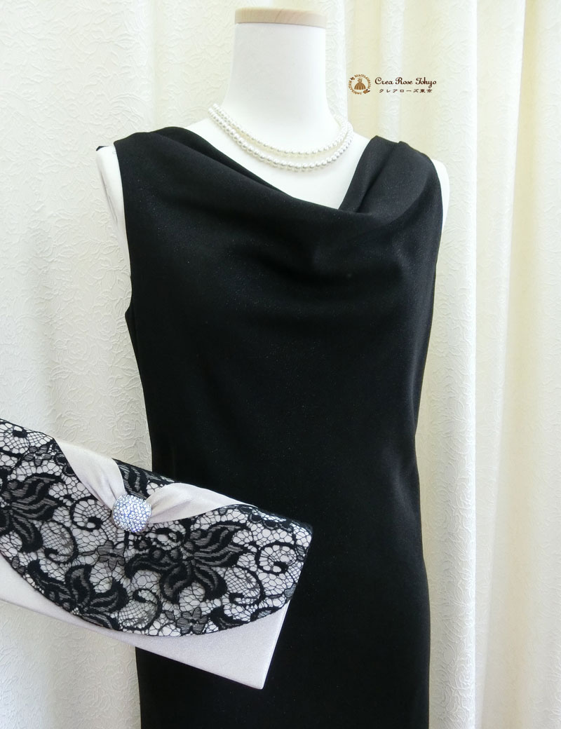 コーディネート2点セット！[ラフィーネ]ドレス＆ジュディショールシルバー