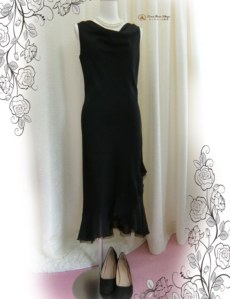 コーディネート2点セット！[ラフィーネ]ドレス＆ジュディショールシルバー