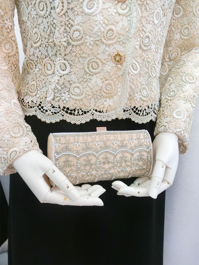 お腹周りが気になる方に。13号or15号ドレス(ジャケット9号)と華やかジャケットの2点セット！【サンテ・クワイエ＋ハミリアゴールドジャケット】叔母様・祖母様に