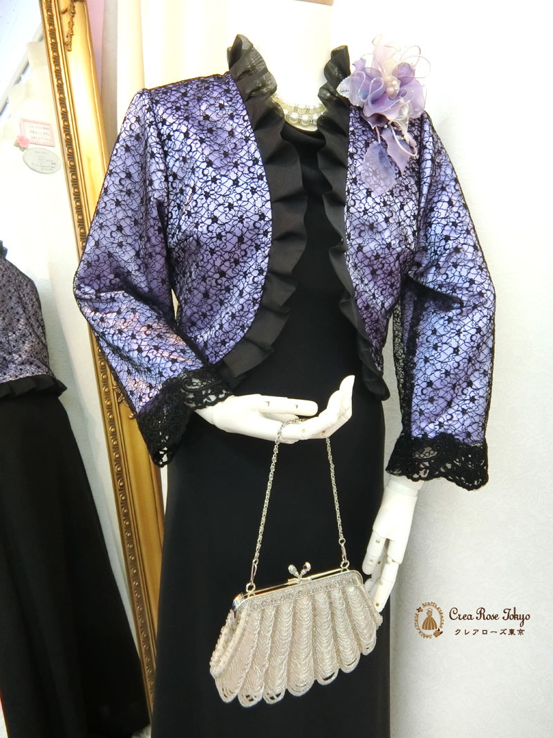 コーディネート2点セット！[アヴェニュー＋カトリーナボレロジャケット]９～１１号の母親ドレス