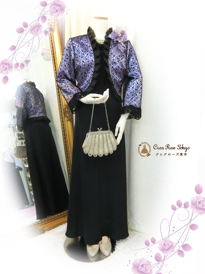 コーディネート2点セット！[アヴェニュー＋カトリーナボレロジャケット]９～１１号の母親ドレス