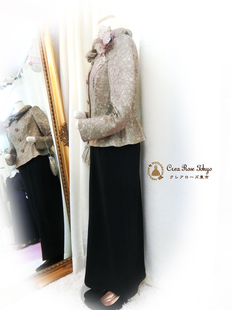 コーディネート2点セット！[フォーマルスカート+ブランケルジャケット]母親様・叔母様・祖母様に