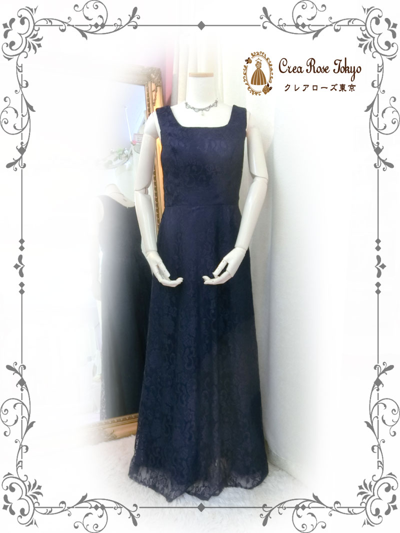総レースマザーズドレス 正礼装母親ドレス レンタル