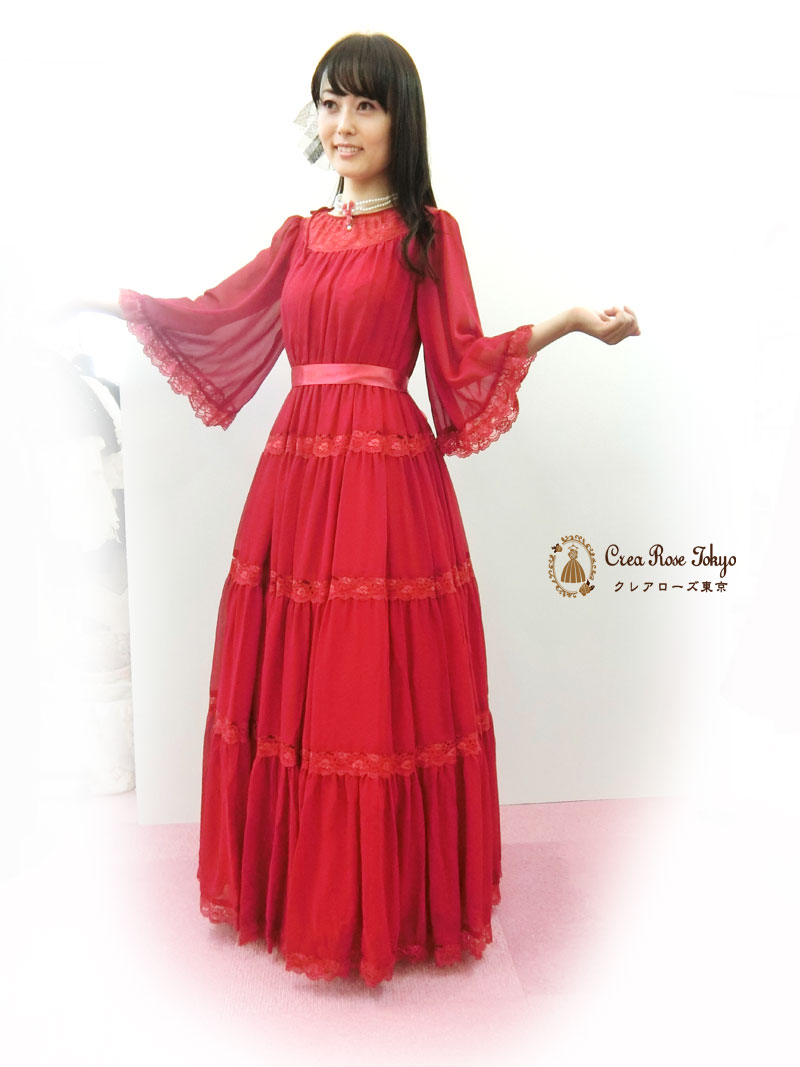 [アンナブリリアンス]ミセスにおすすめ！腕もしっかり隠れて安心のロングドレス