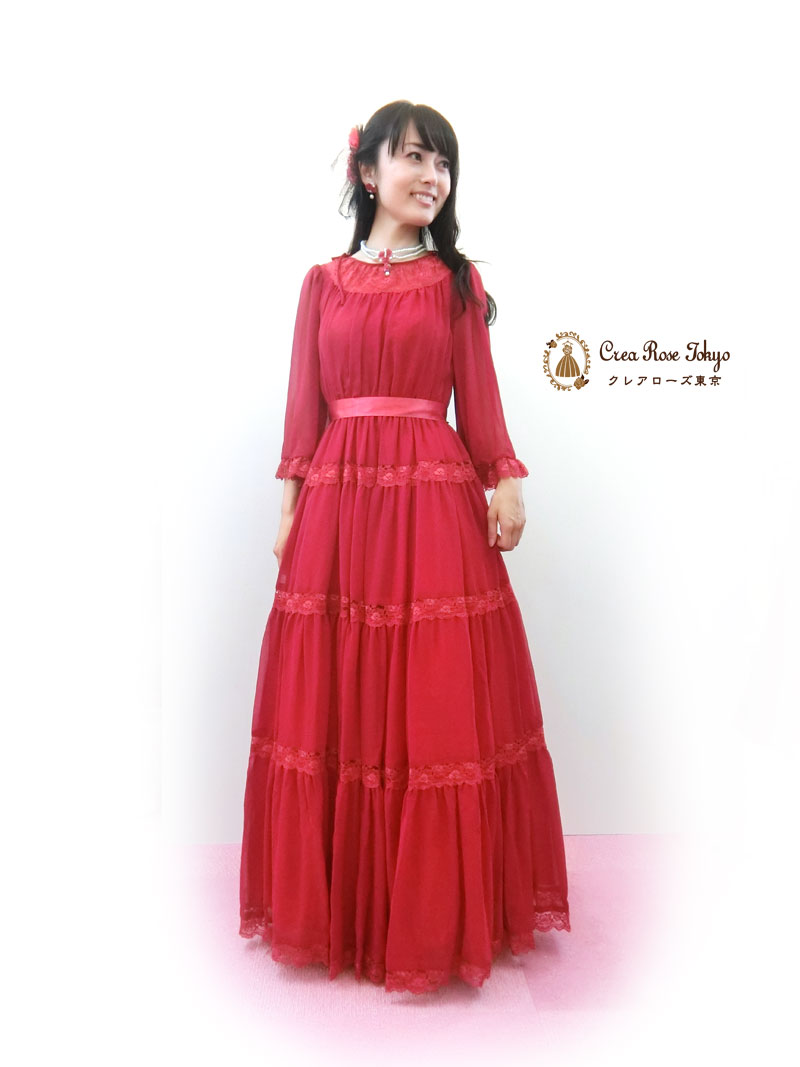 [アンナブリリアンス]ミセスにおすすめ！腕もしっかり隠れて安心のロングドレス