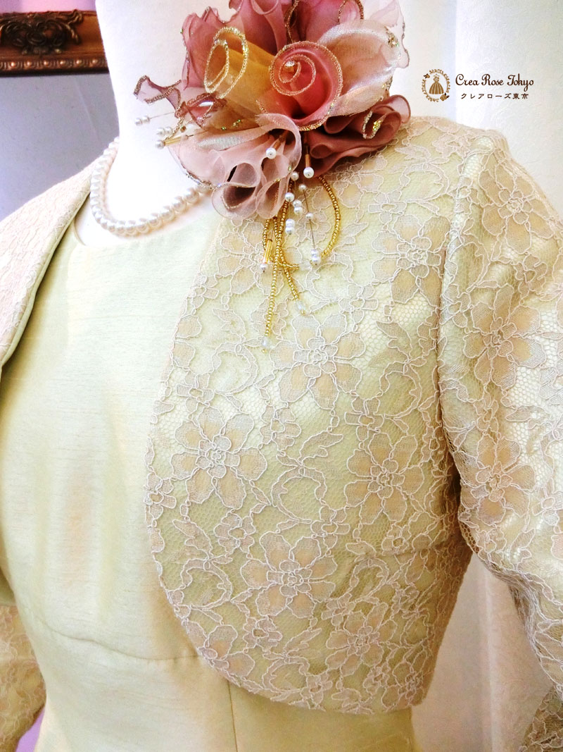 【セレナーデジャケット】レースの母親ジャケット