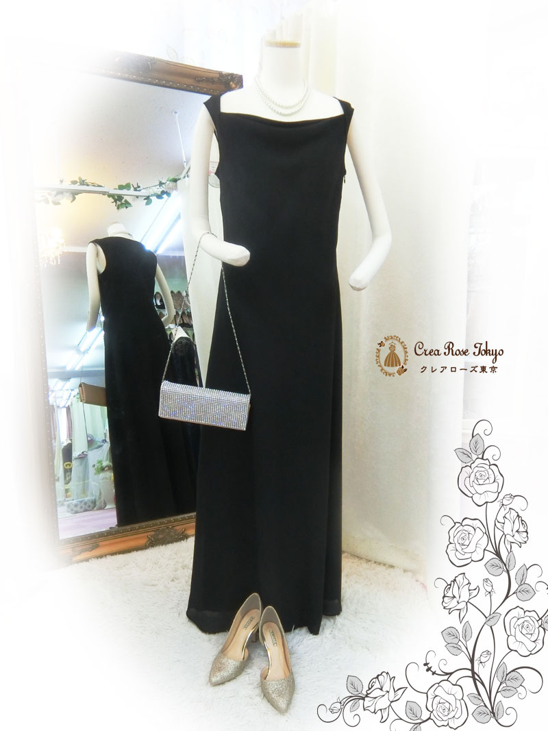 13or15号コーディネート2点ドレスセット！[ニコラブラック+クラシカルジャケット]大きいサイズ