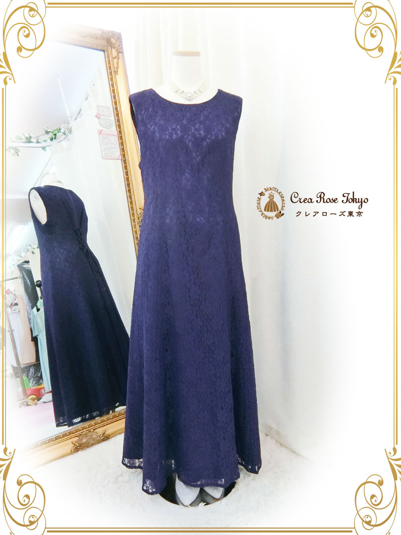 ネイビー　マザーズドレス