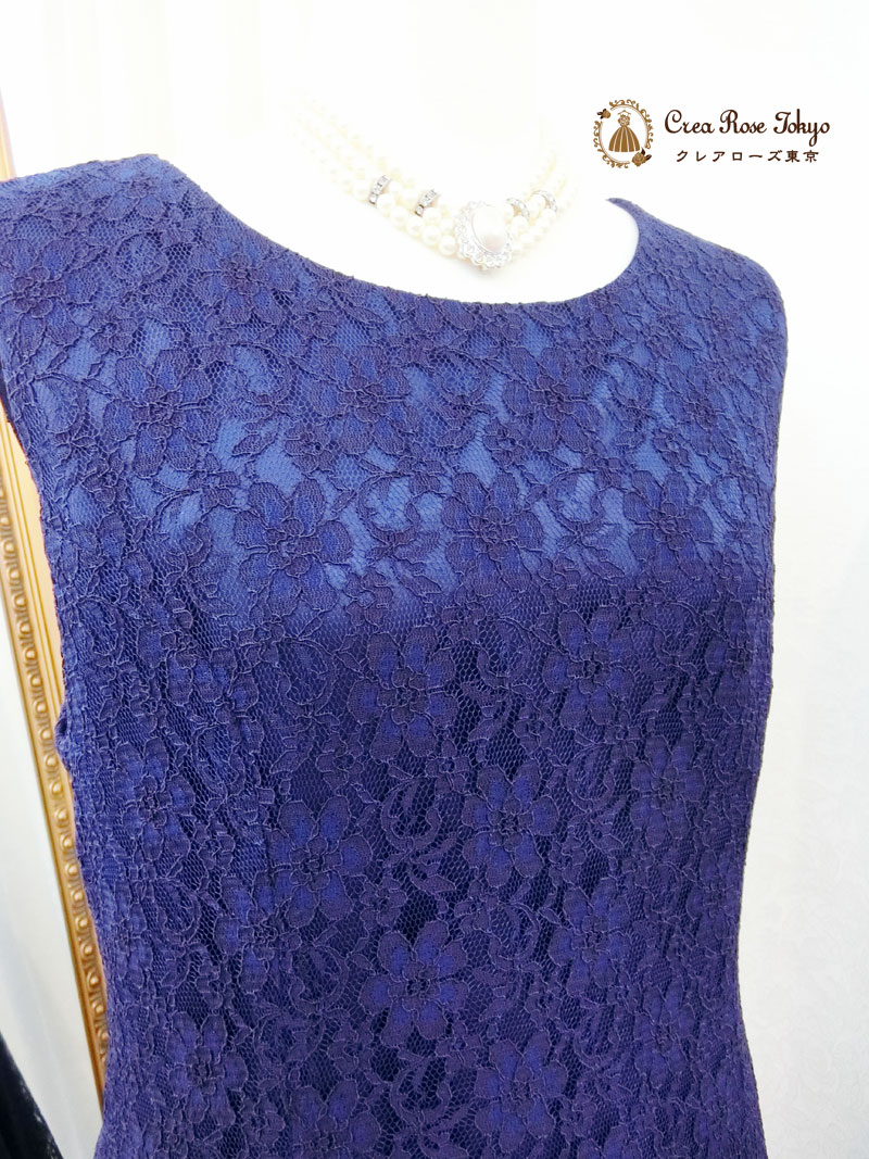 ネイビー　マザーズドレス