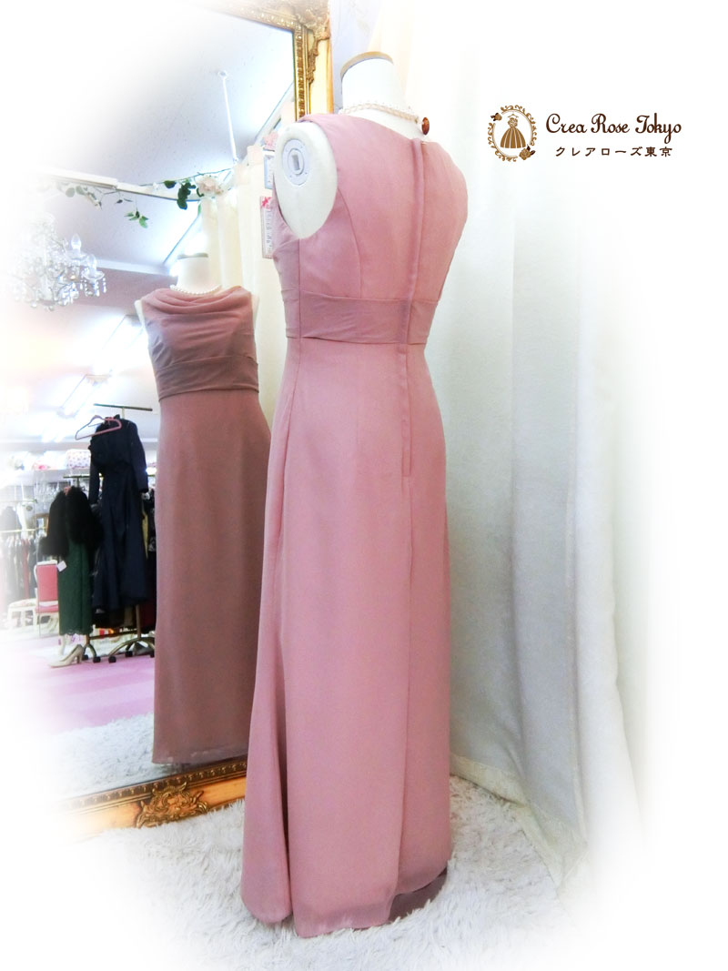 コーディネート二点セット！[エカテリーナドレス⁺エカテリーナボレロ]優しいピンクの母親ドレス