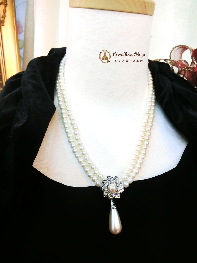 コーディネート２点セット[カトリネドレス＋ダリアベロアボレロ]上品で可愛らしい印象のブラックドレス