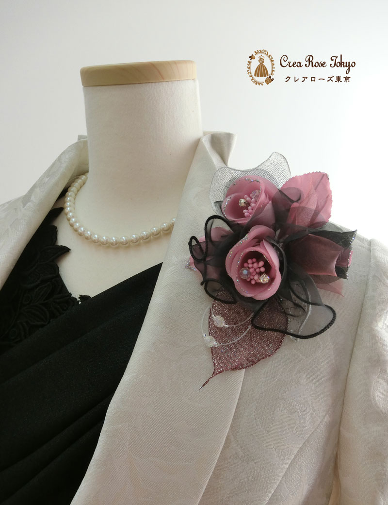 [シャロン]ご親族様におすすめエレガントブラックドレス