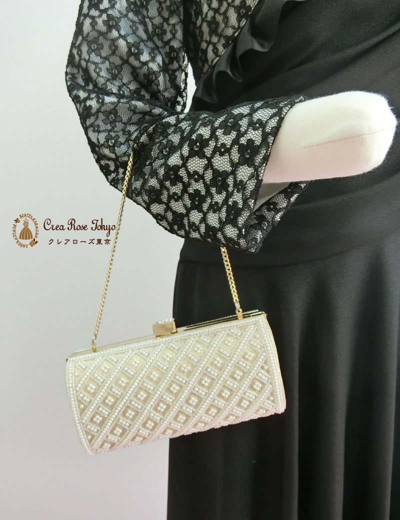 [シャロン]ご親族様におすすめエレガントブラックドレス