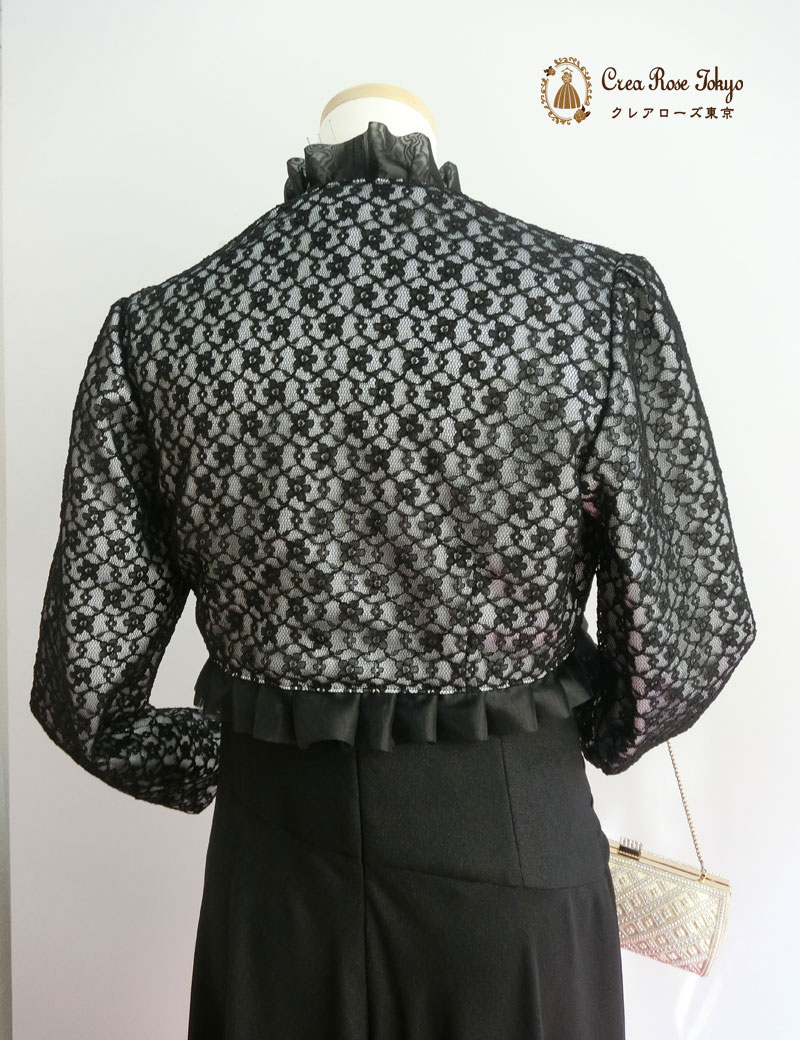 [シャロン]ご親族様におすすめエレガントブラックドレス