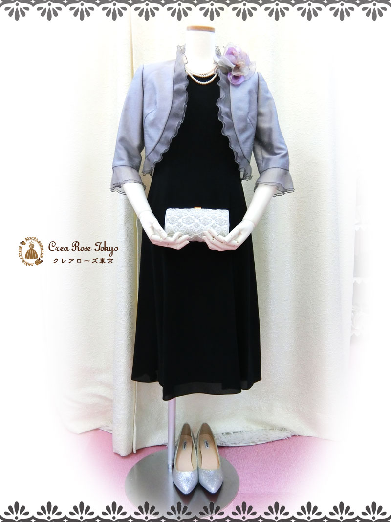 コーディネート二点セット！[セントモーリアドレス+セントモーリアジャケット]ご親族様におすすめシンプルドレス