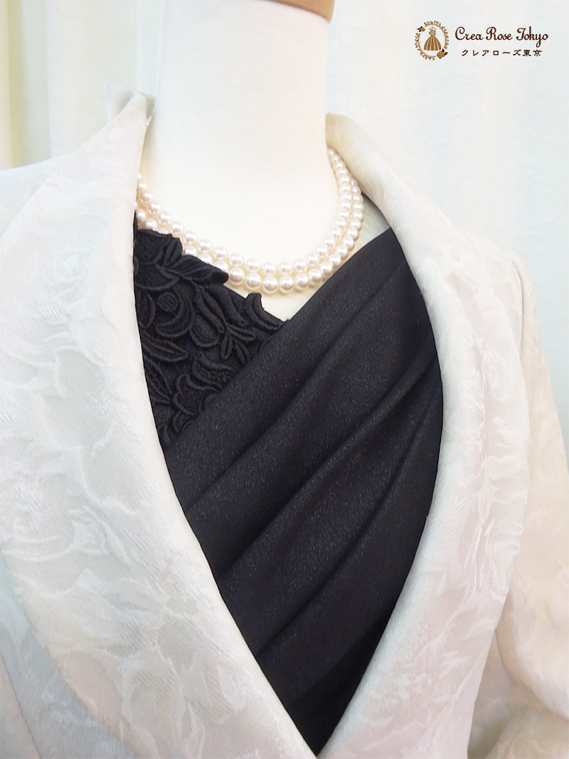 叙勲などの晴れの日に、最高にクラシカルで高貴な装いを【シャロンドレス＋グレースジャケット】ミドル世代のジャケット着用ドレスアップに