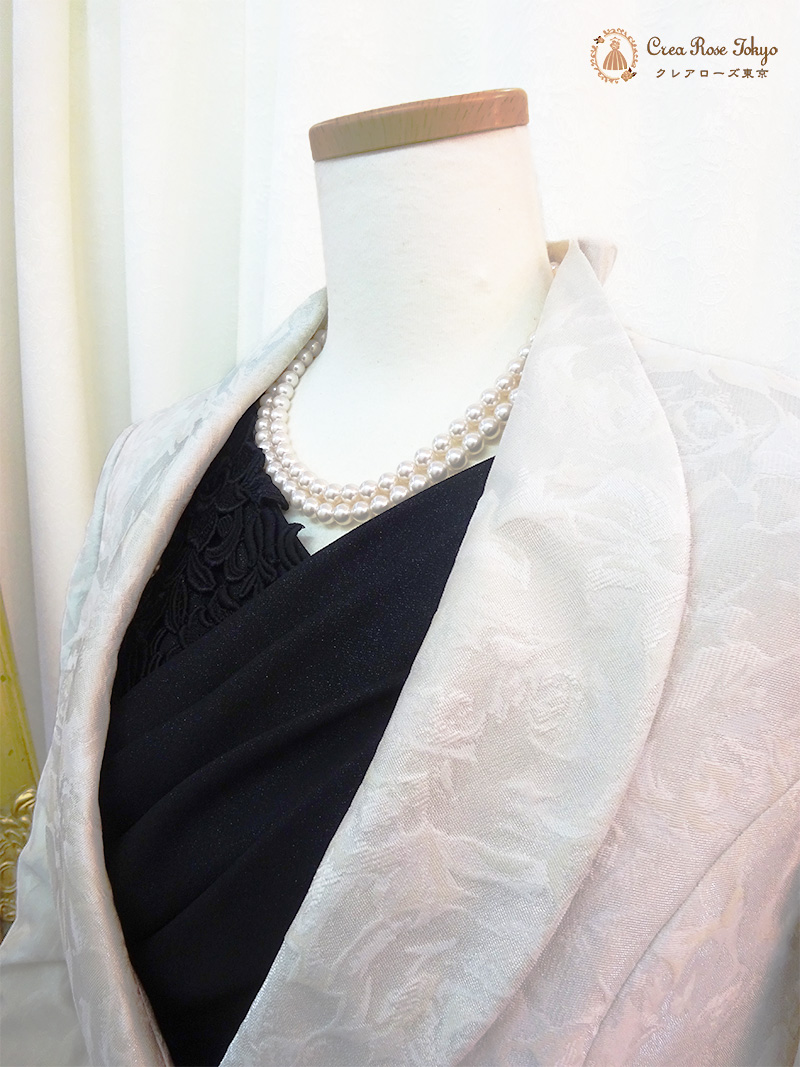 叙勲などの晴れの日に、最高にクラシカルで高貴な装いを【シャロンドレス＋グレースジャケット】ミドル世代のジャケット着用ドレスアップに